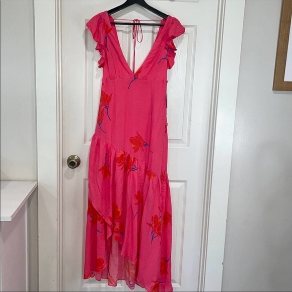 Free People She's A Waterfall Maxi Dress Sz 2 - Picture 3 of 9